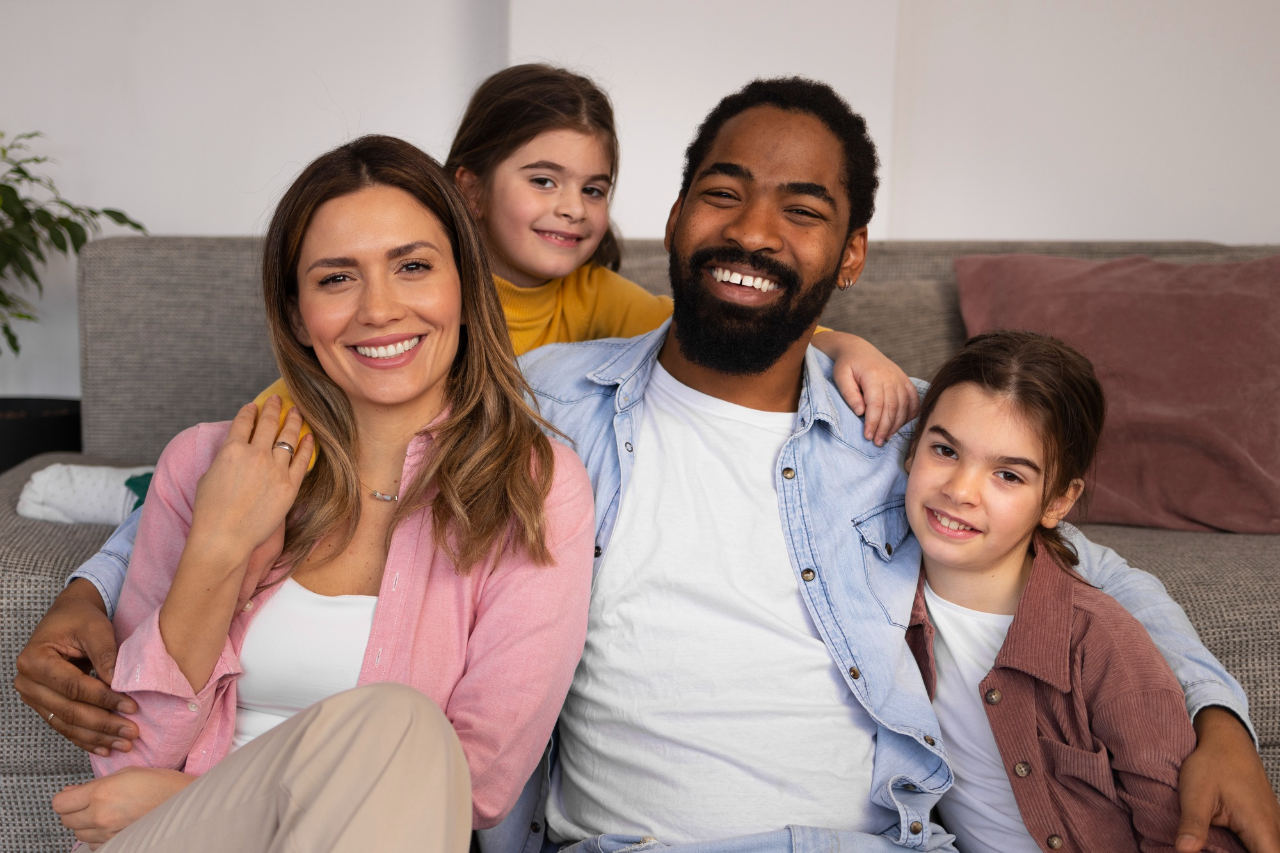 Família protegida pela GB Seguros
